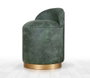 Atelier Del Sofa Luton - Puf de piel de nobuck Verde
